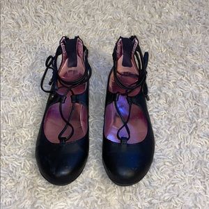 Candies Little Girls Black Ballet Flats